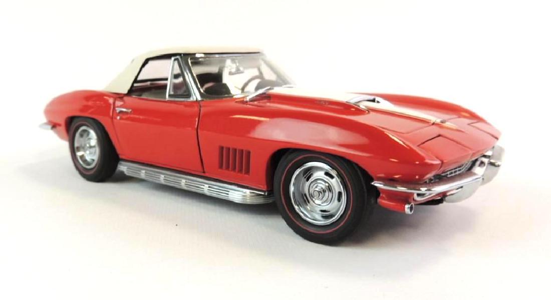 Danbury Mint 1963 Corvette Convertible Die-Cast Car (1 of 6)
