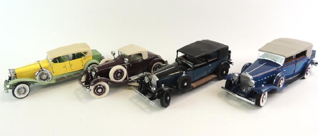 Group Of 4 Franklin Mint Die-Cast CarsÂ  (1 of 9)