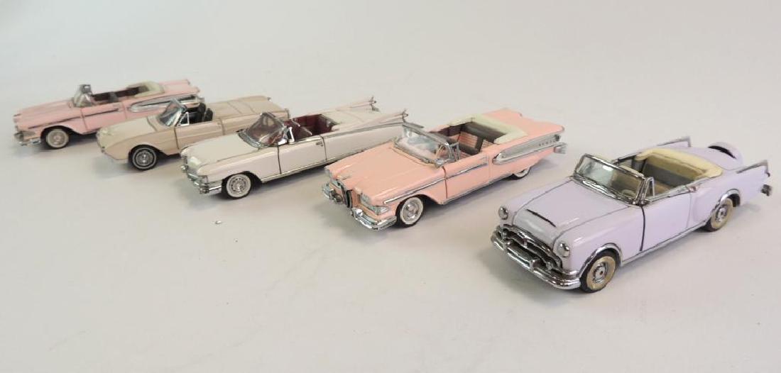 Group Of 5 Franklin Mint Die-Cast CarsÂ Featuring: 1/48 Scale,