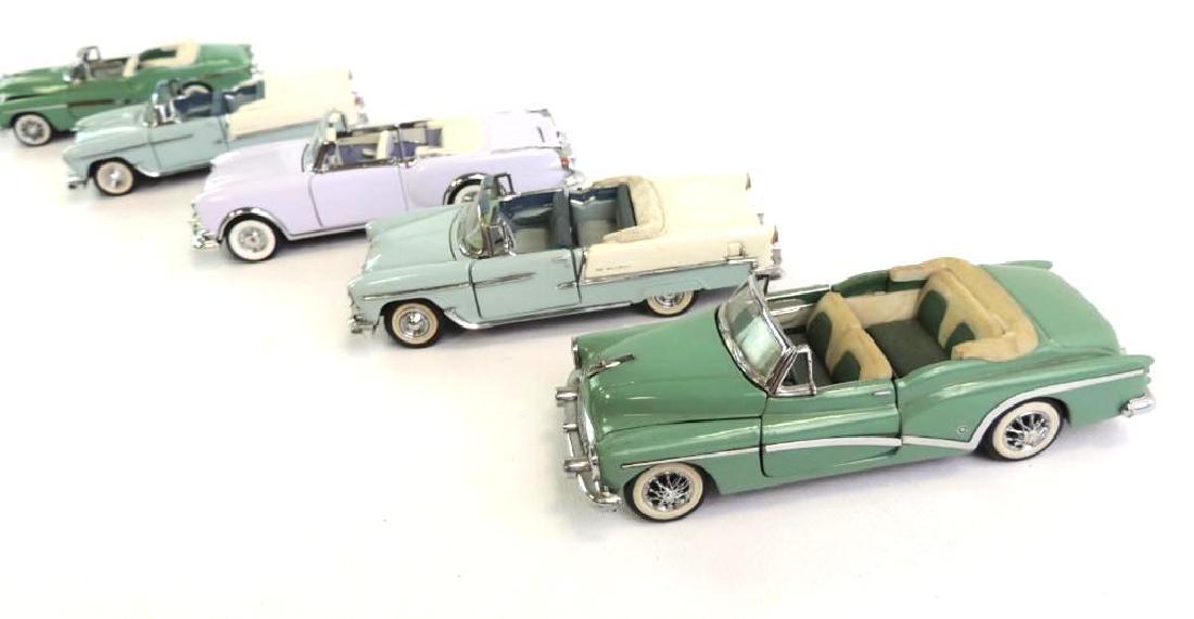 Group Of 5 Franklin Mint Die-Cast Cars Featuring: 1/48 Scale,