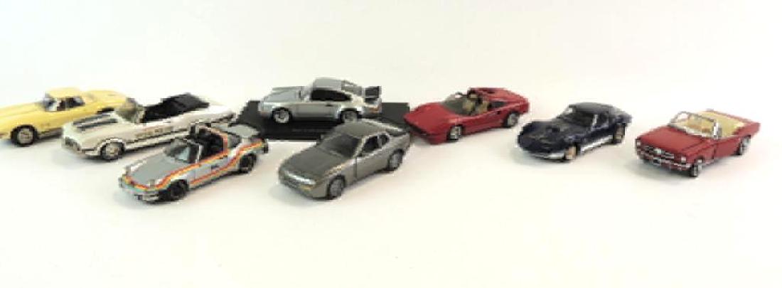 Group Of 8 Die-Cast Cars Featuring 1965 Corvette Mako (1 of 5)