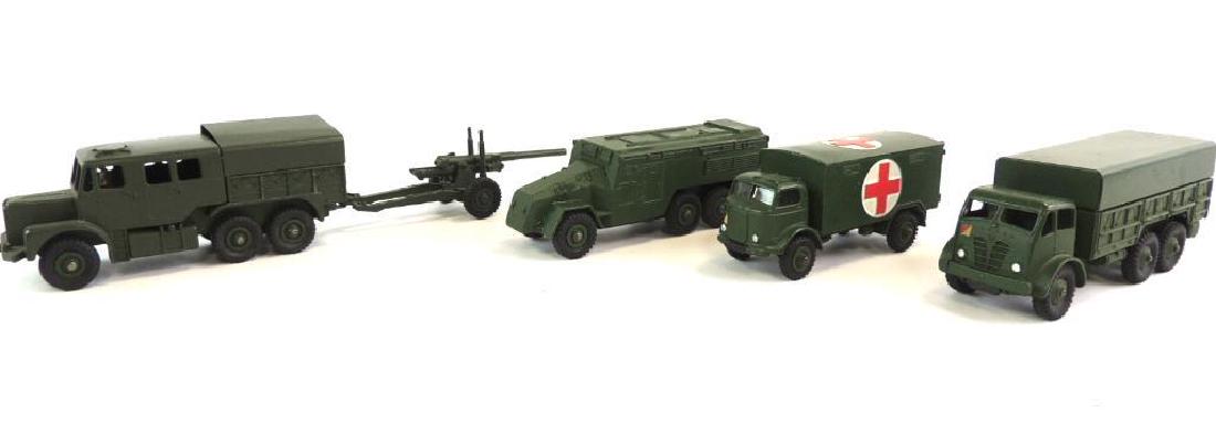 Group Of 4 Die-Cast Dinky Toy Military Vehicles (1 of 13)