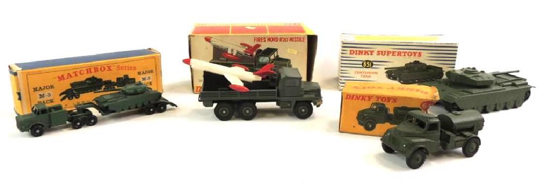 Group Of 4 Die-Cast Dinky Toy Military Vehicles (1 of 11)
