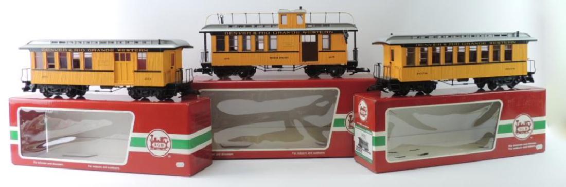 Group Of 3 LGB Trains Denver & Rio Grande Western (1 of 11)