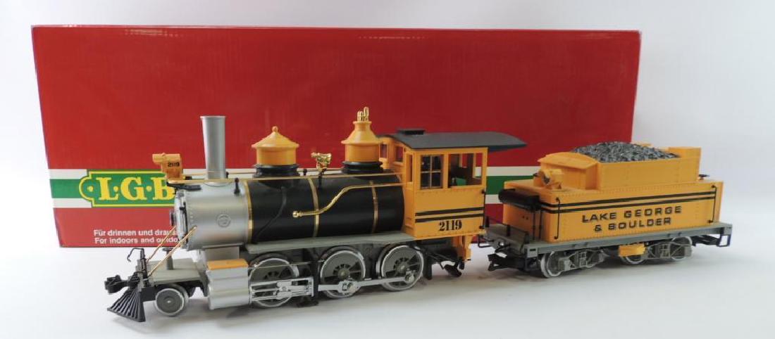 LGB Trains G-Scale #2119 Locomotive With Tender Car And (1 of 6)