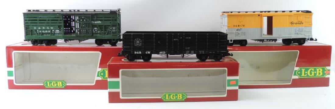 Group Of 3 LGB Trains Denver & Rio Grande Western (1 of 12)