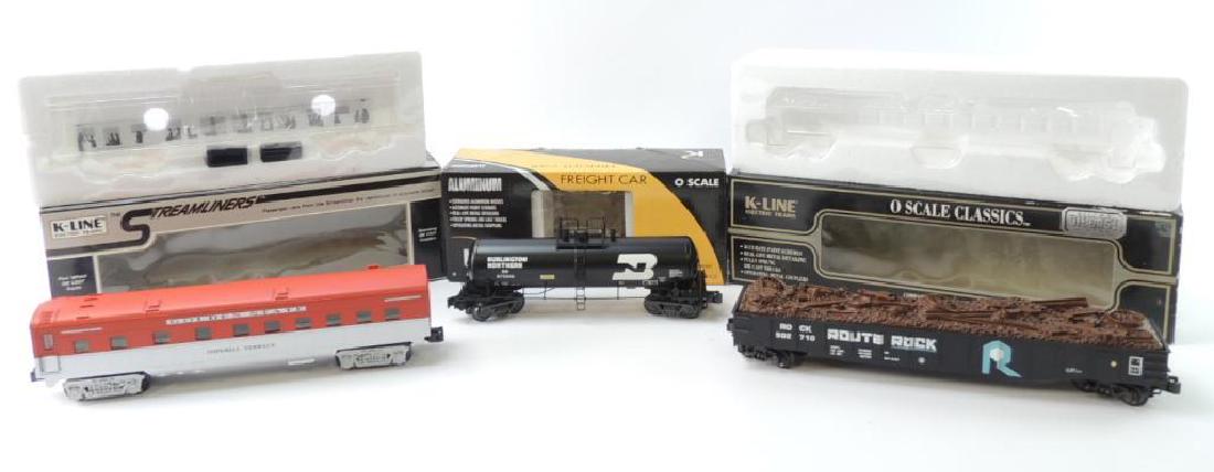 Group Of 3 K-Line Trains O-Scale , New In Original Box (1 of 6)