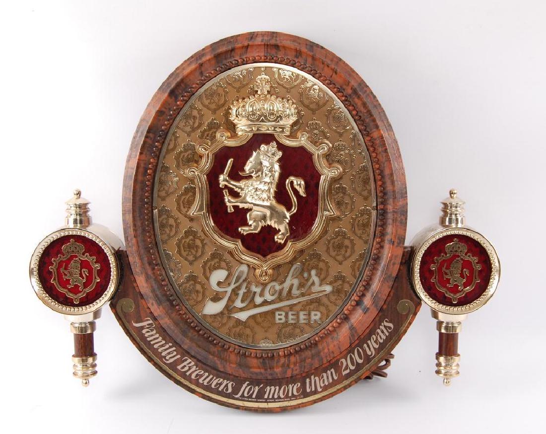 Vintage Stroh's Beer Light Up Advertising Sign (1 of 2)