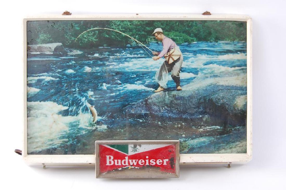 Vintage Budweiser Light Up Advertising Beer Sign (1 of 2)