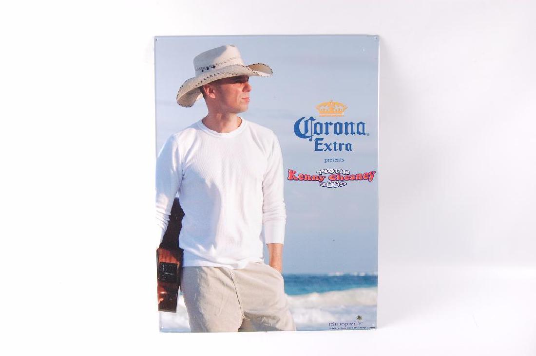 Corona Extra 2009 Kenny Chesney Tour Advertising Metal (1 of 1)
