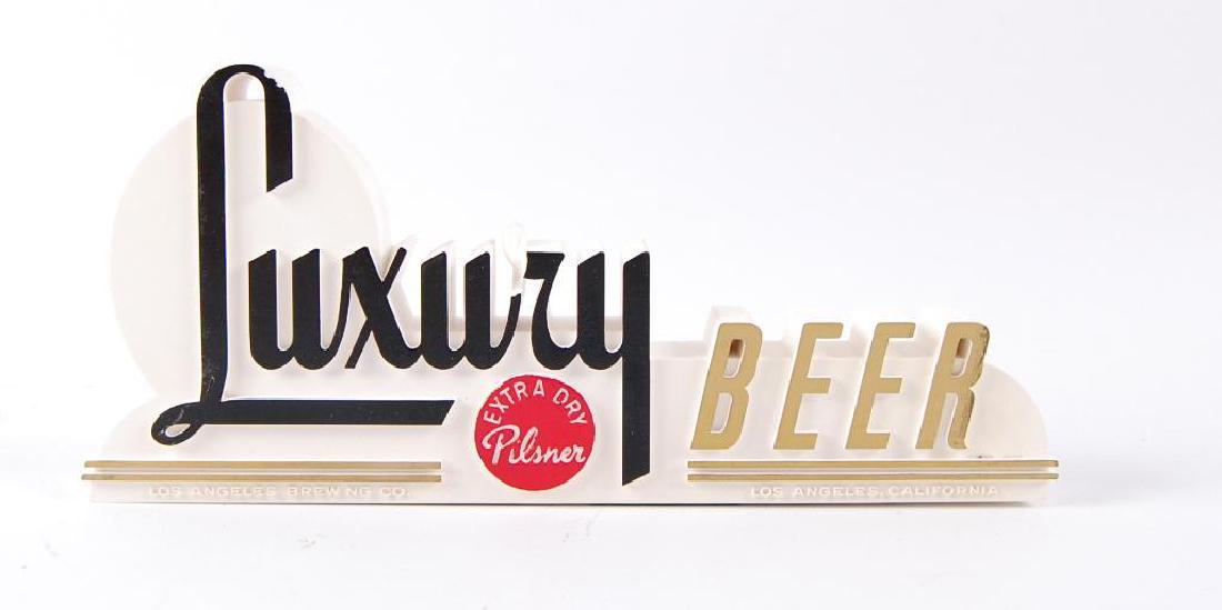 Vintage Luxury Beer Advertising Back Bar Chalk Sign (1 of 1)