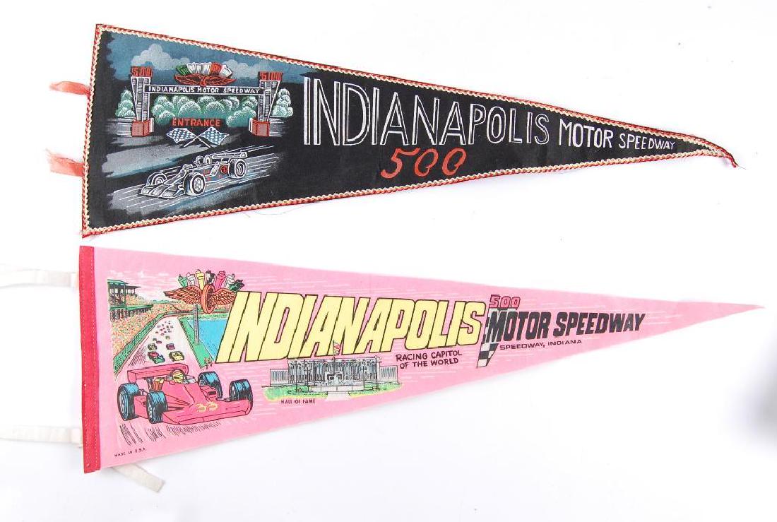 Group of 2 Vintage Indianapolis 500 Pennants (1 of 1)