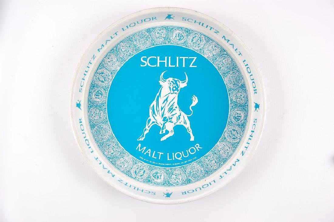 Vintage Schlitz Malt Liquor Advertising Metal Beer Tray (1 of 2)