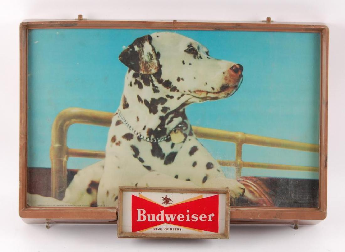 Vintage Budweiser Light Up Advertising Beer Sign (1 of 2)
