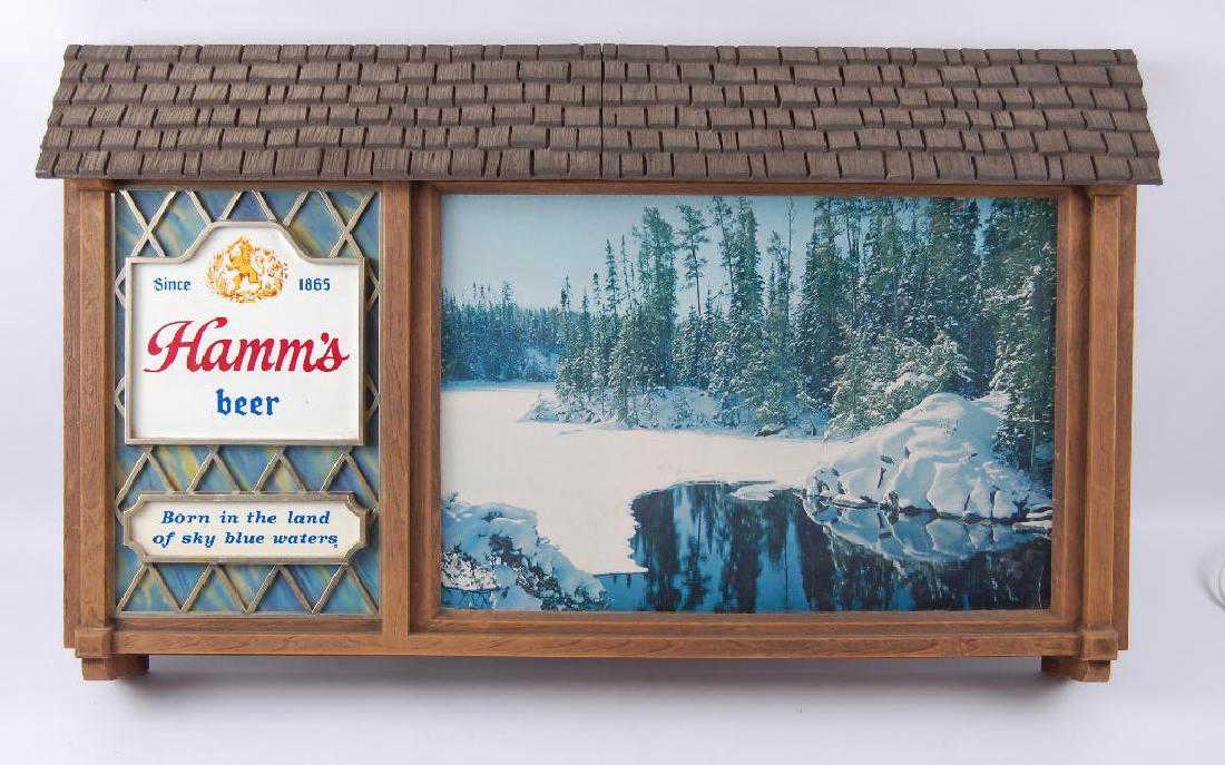 Vintage Hamm's Beer Advertising Beer Sign