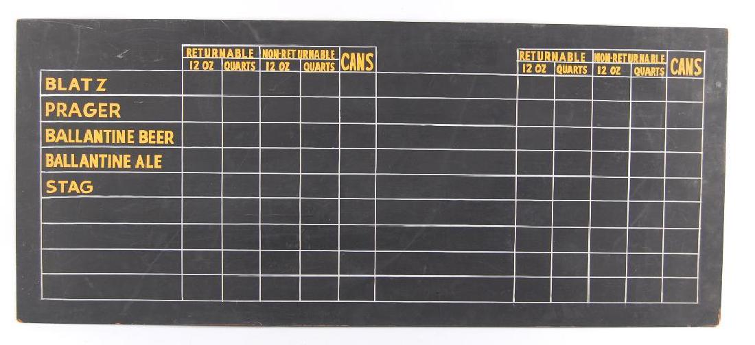 Vintage Chalkboard Advertising Menu Board (1 of 1)