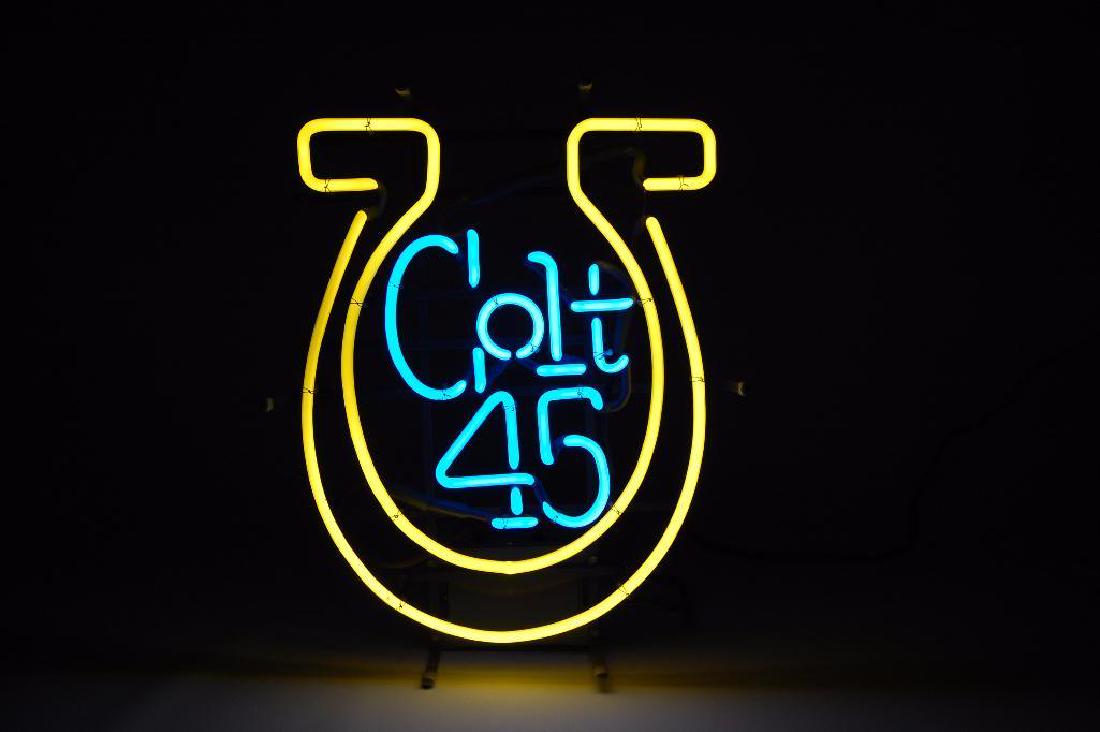 Vintage Colt 45 Advertising Neon Sign (1 of 2)