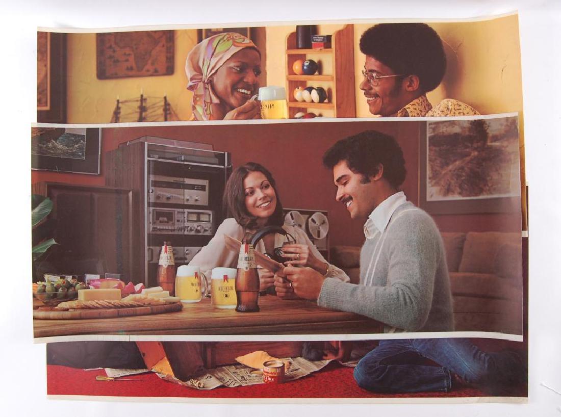 Group of 3 Vintage Michelob and Budweiser Beer Sign (1 of 3)