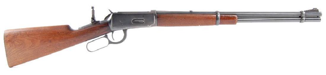 Winchester Model 94 30-30 Cal. Lever Action Rifle with: DOM 1949, Serial Number 1620490, Lite receiver and barrel ware, Nice 70 year old example.