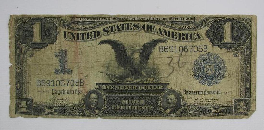 Large Size Note : Series of 1889 $1 Black Eagle Silver (1 of 2)