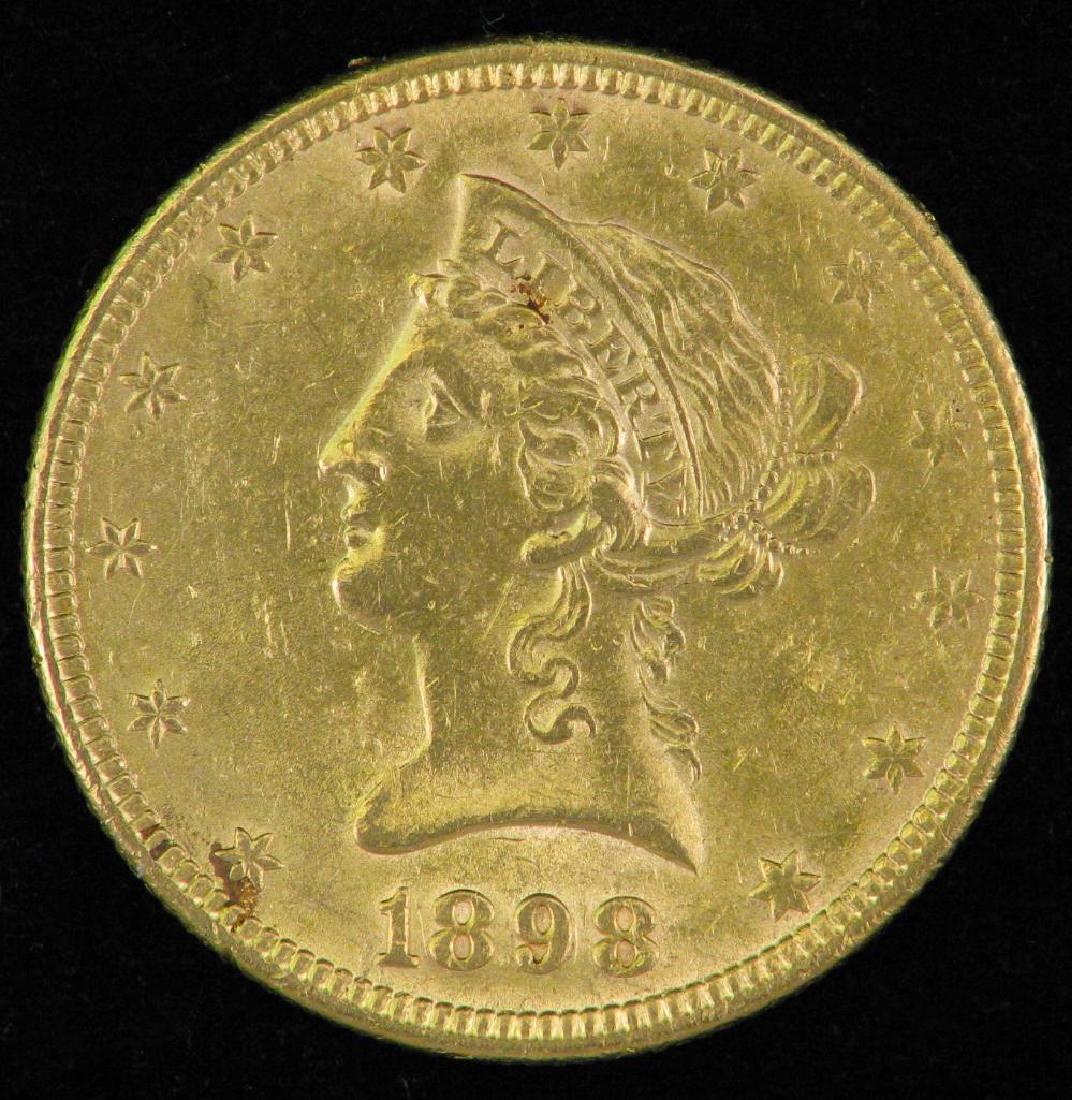 1892 Liberty Head $10 Gold Piece (1 of 2)
