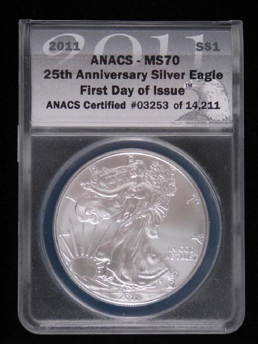 2011 Silver Eagle : 25th Anniversary Silver Eagle (1 of 4)
