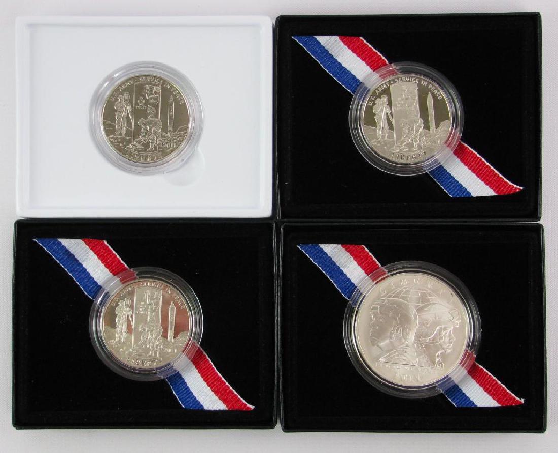 Lot of 4Ê: 2011-S U.S. Army Commemorative Coins (1 of 2)