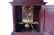 Antique K.C. Co. German Made Mantle Clock with Beveled - 8