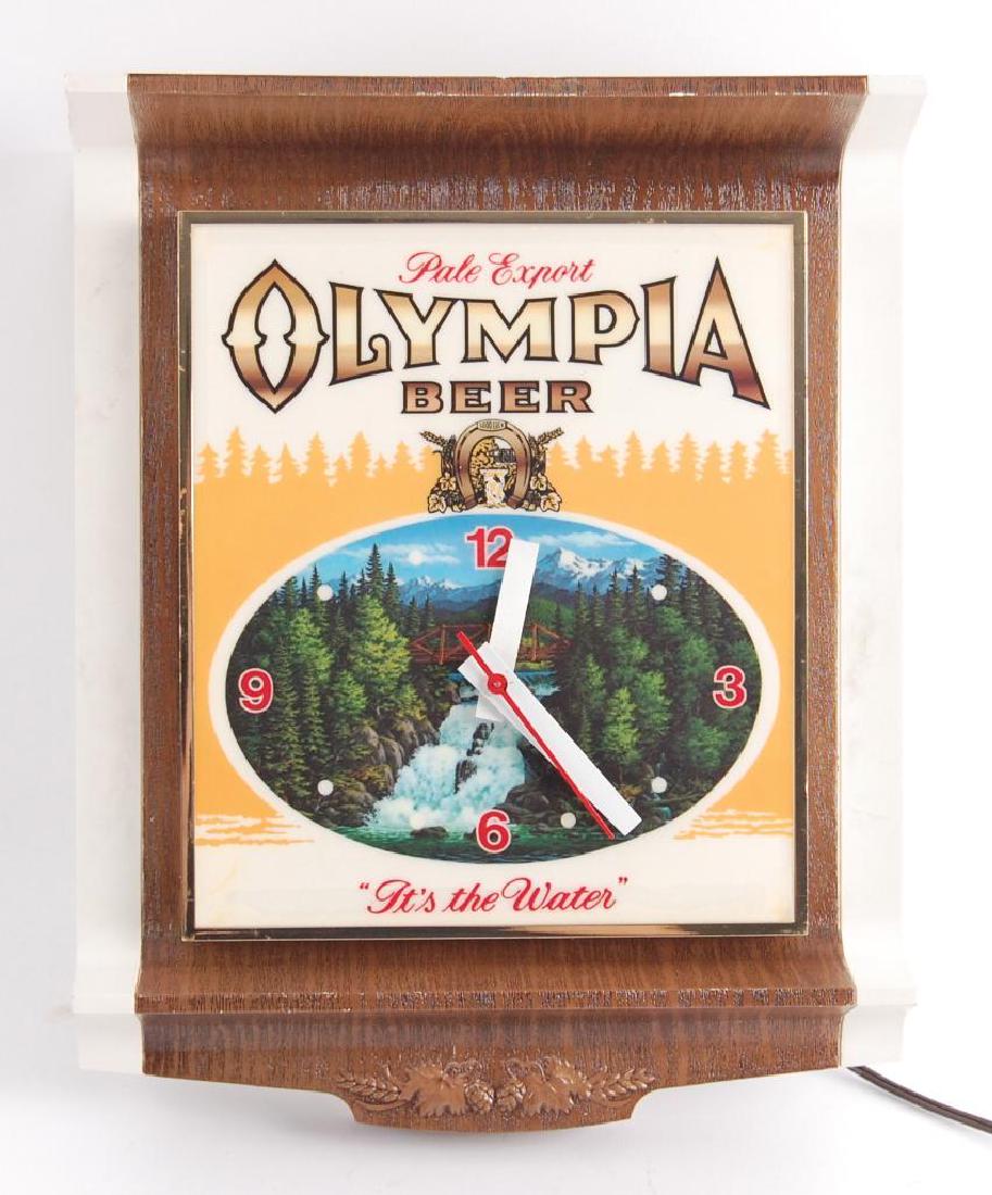 Vintage Olympia Beer "It's the Water" Light Up (1 of 2)