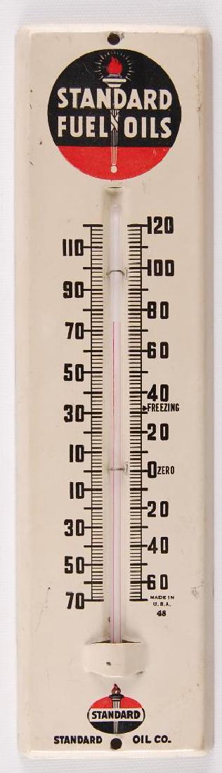 Vintage Standard Fuel and Oils Advertising Metal (1 of 2)