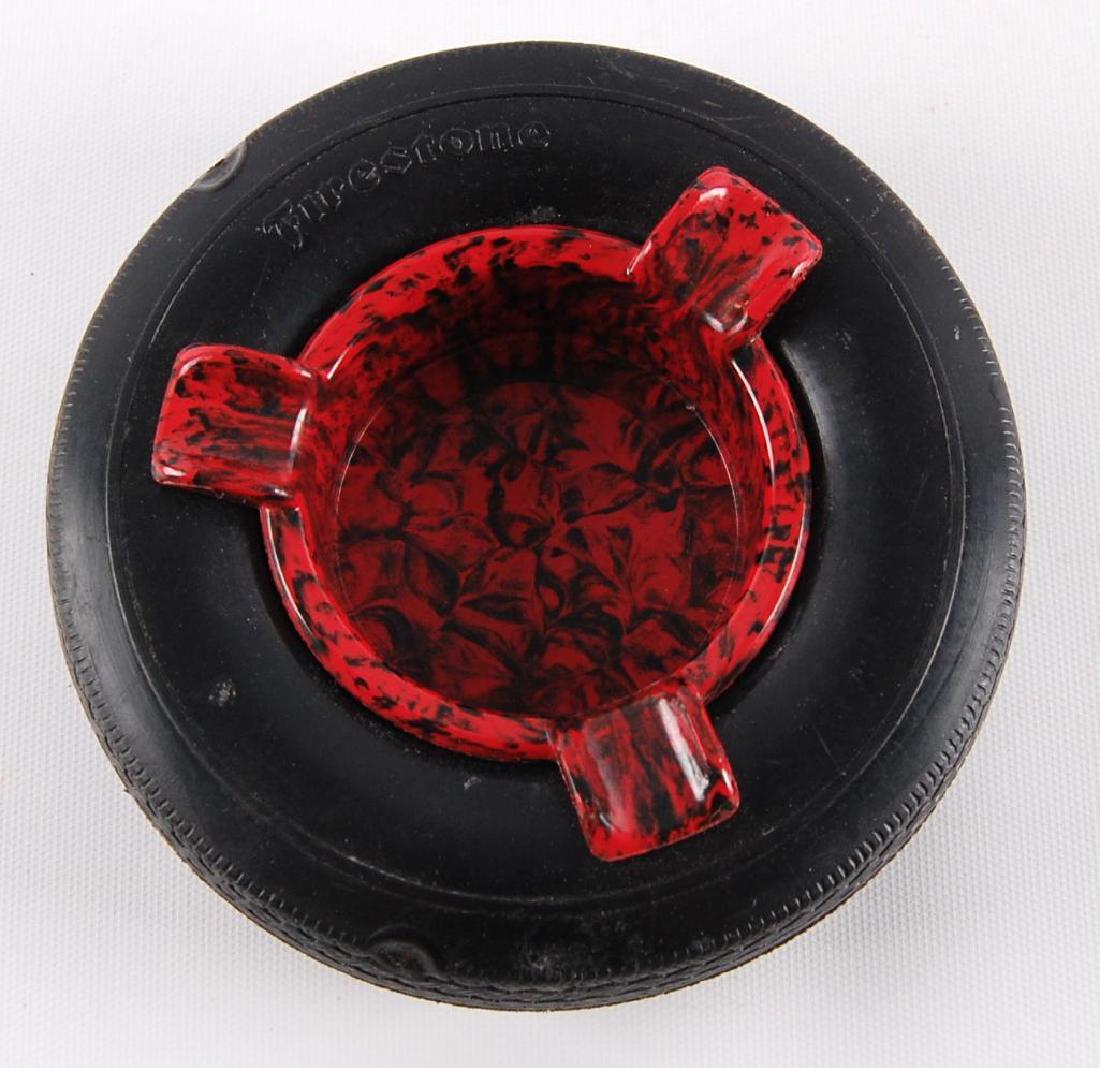 Vintage Firestone Advertising Tire Ashtray (1 of 1)