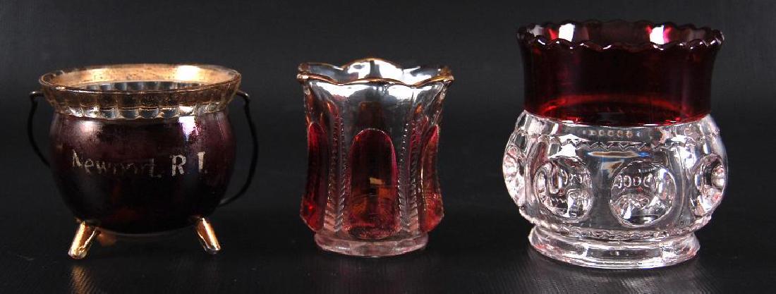 Group of 3 : Ruby Flash Toothpick Holders (1 of 1)