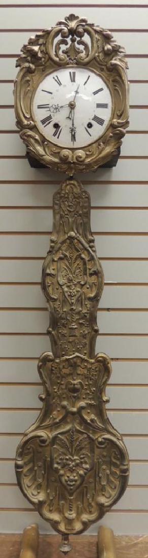 Antique French Comtoise Hanging Wall Clock (1 of 9)