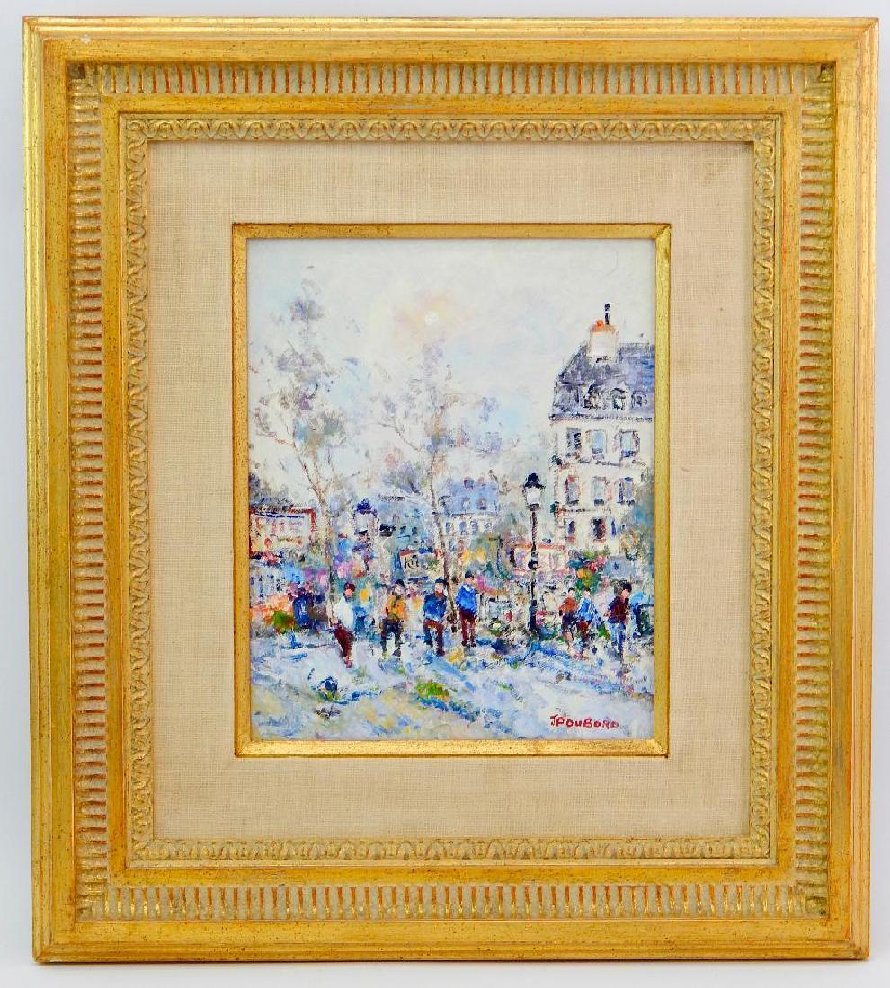 Friends Gathering : Framed Original Oil on Canvas by (1 of 3)