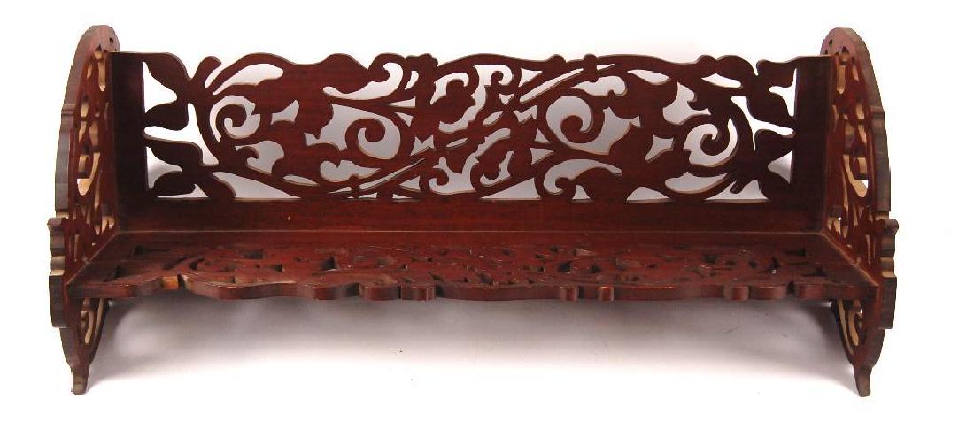 Antique Ornate Carved Book Shelf (1 of 2)