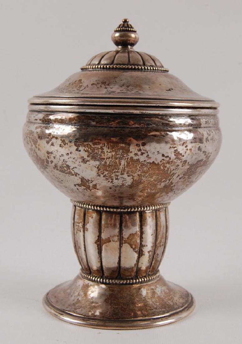 Antique Paulson Silver Plate Compote with Lid (1 of 3)