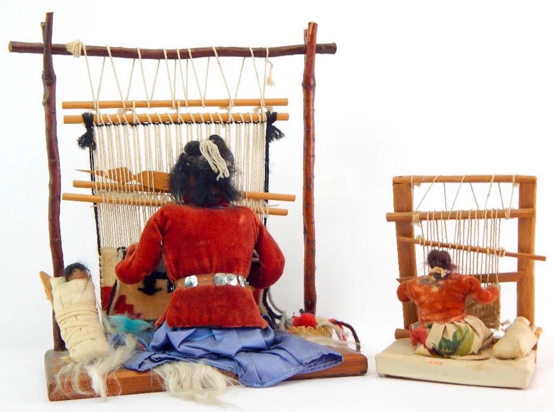 Lot of 2 : Navajo Weaving Dolls (1 of 9)