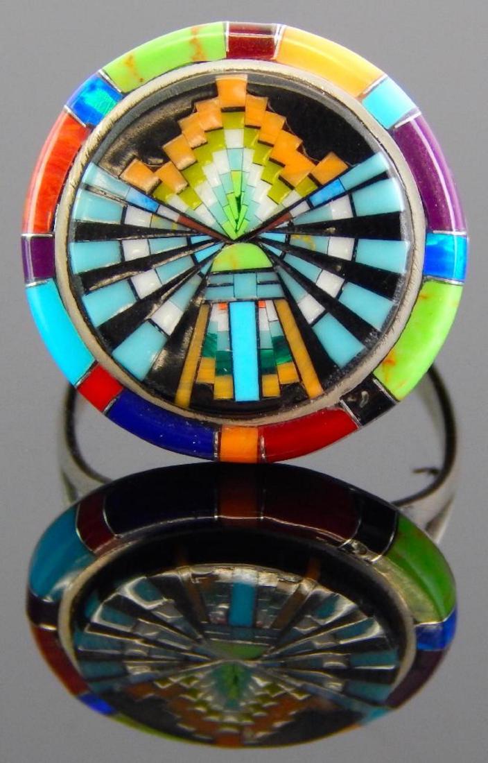 Sterling Silver Micro inlay Ring (1 of 5)