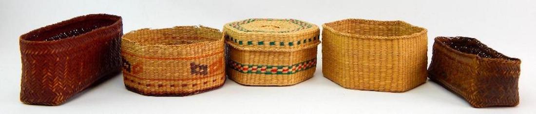 Collection of 5 Woven Baskets (1 of 20)