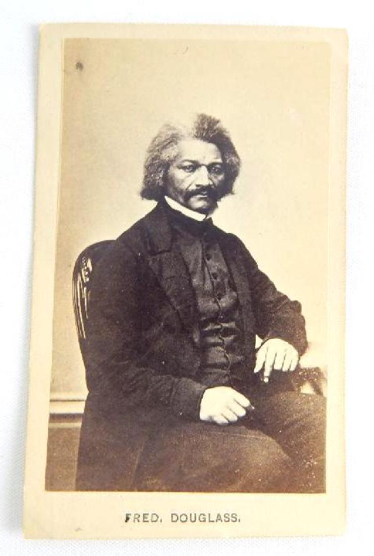RARE Antique CDV Photograph of Fredrick Douglas (1 of 2)