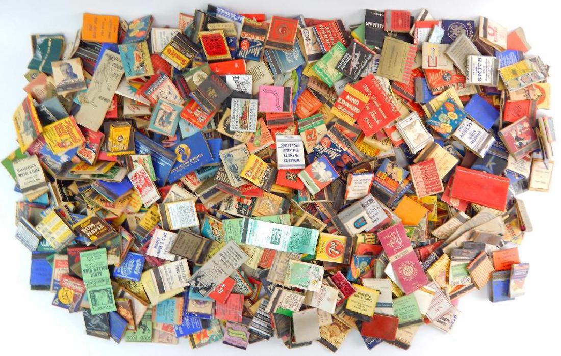 Group of 450+ Advertising Matchbooks: Various Advertisements