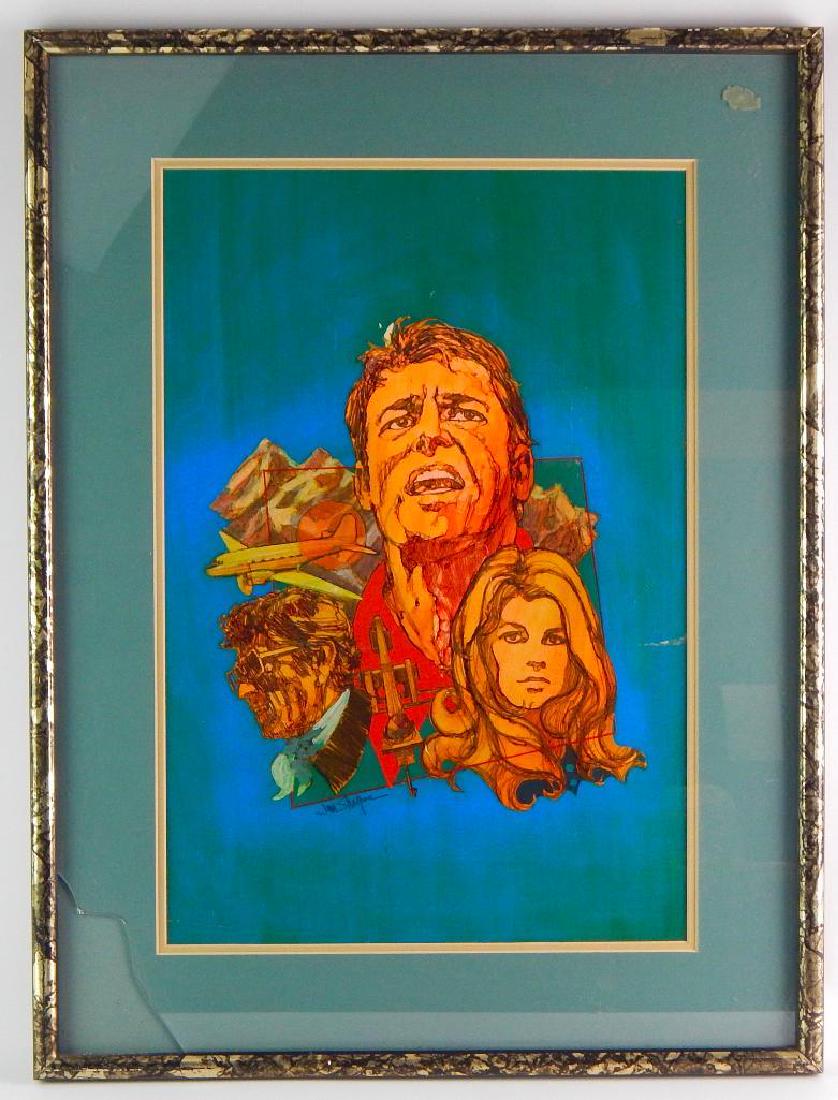 Vintage original magazine artwork oil painting by Jim (1 of 7)