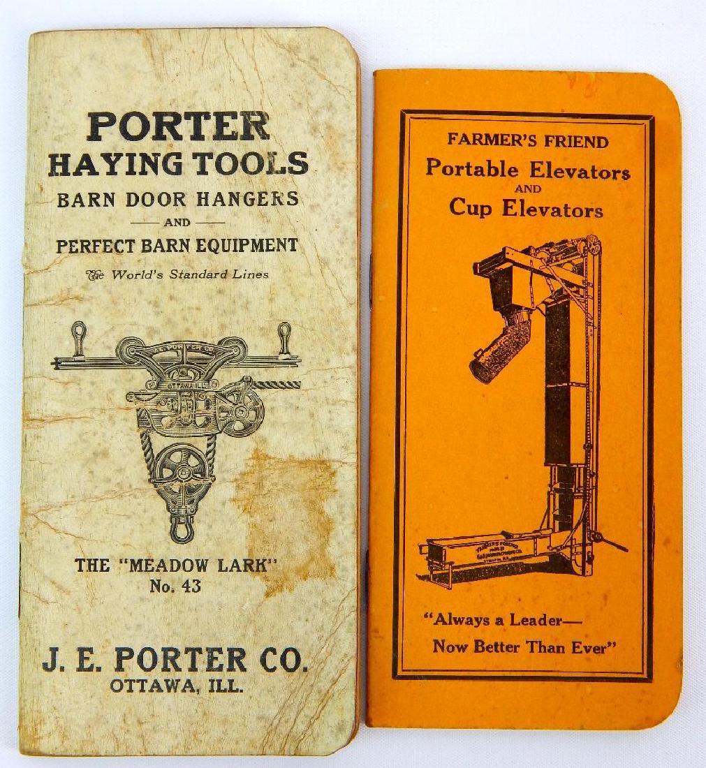 JE Porter Ottawa IL Haying Tools Book and related: Portable Elevators and Cup elevators, and More
