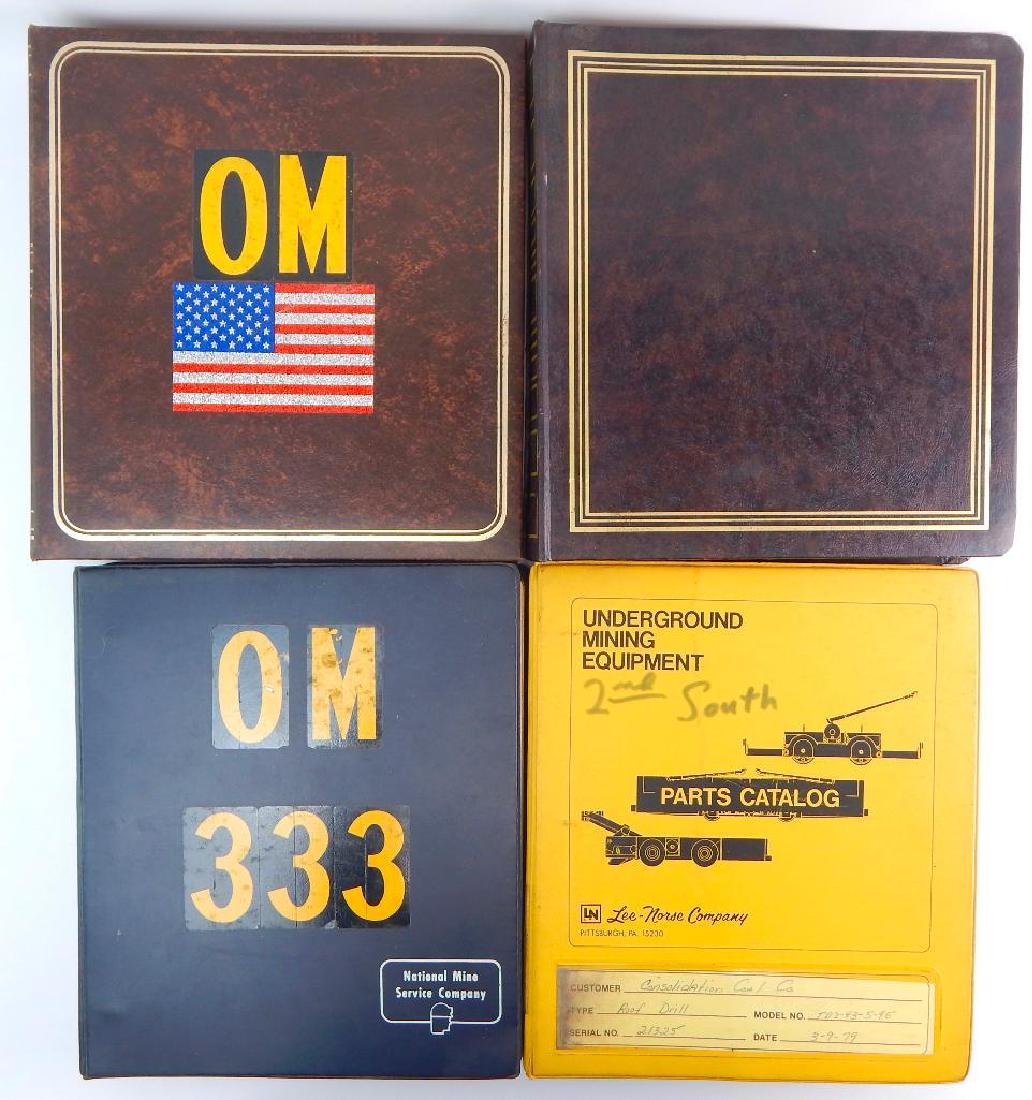 Group of 4 3 Ring Binders of Coal Mining Stickers and (1 of 7)