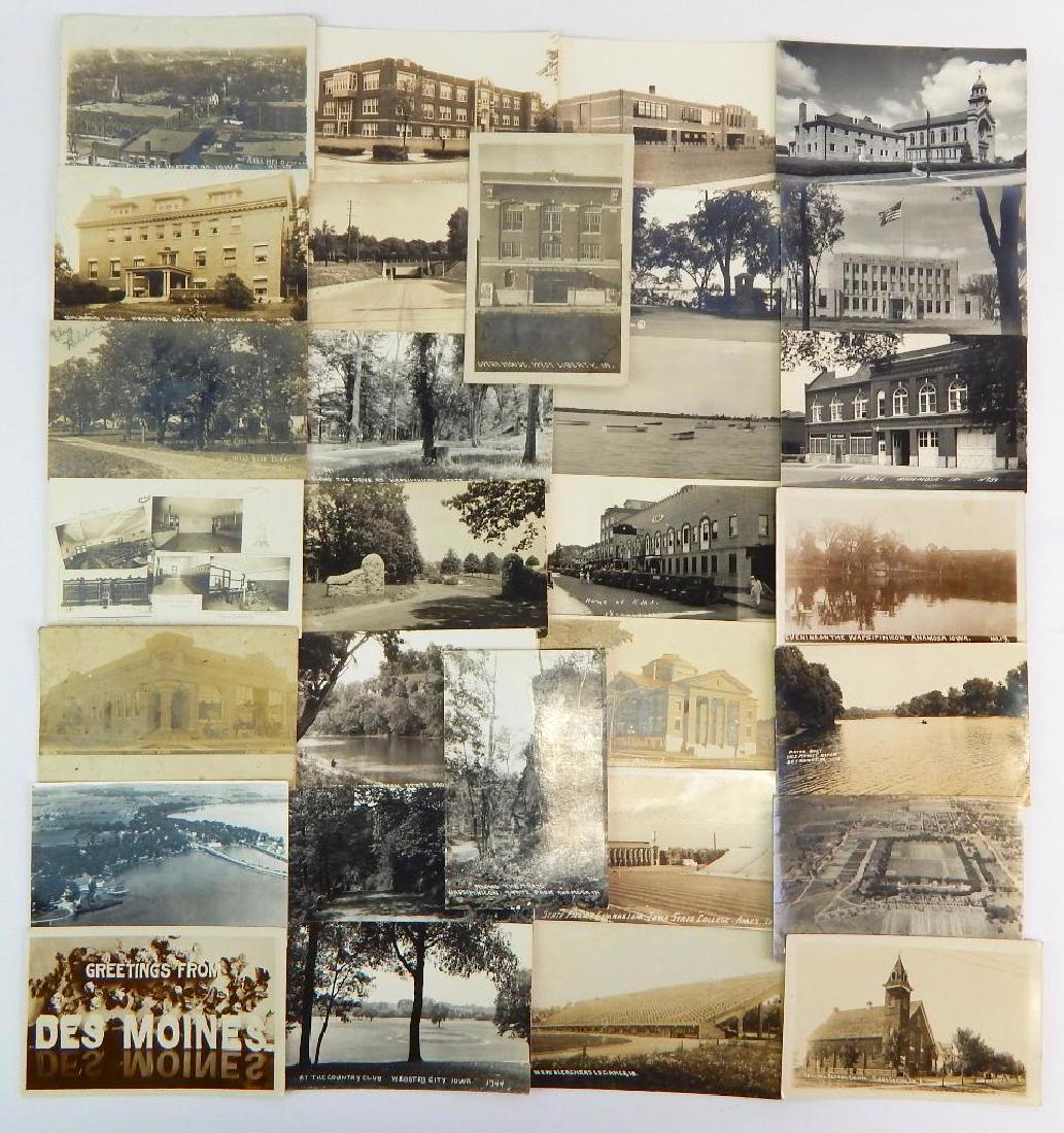 Group of 30 Iowa Real Photo Postcards (1 of 5)
