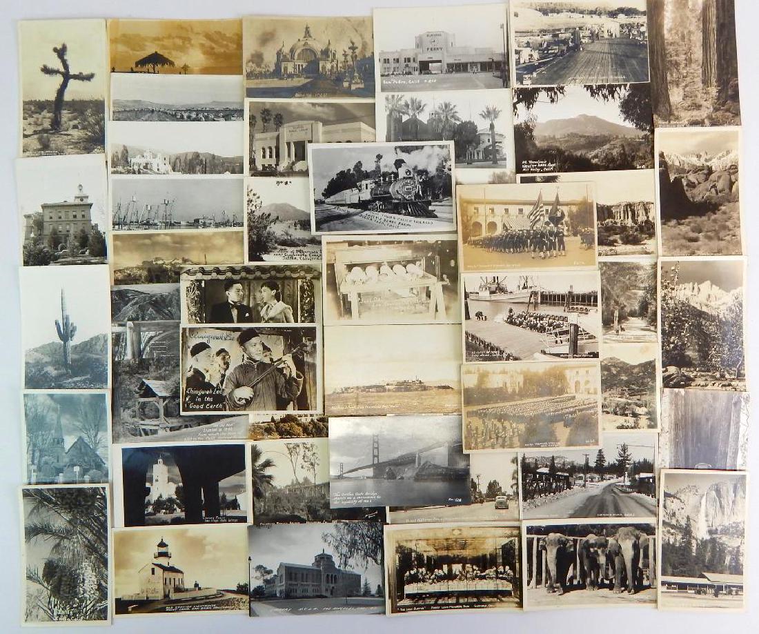 Group of 50 California Real Photo Postcards (1 of 5)