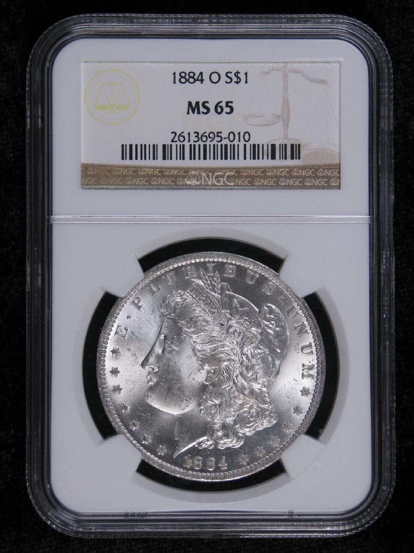 1884-O Morgan Dollar NGC MS65 (1 of 4)