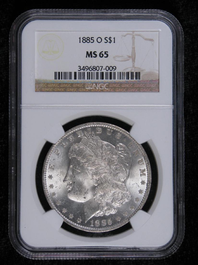 1885-O Morgan Dollar NGC MS65 (1 of 4)