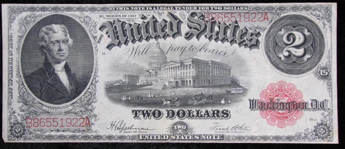 Series 1917 $2 US Legal Tender (1 of 6)
