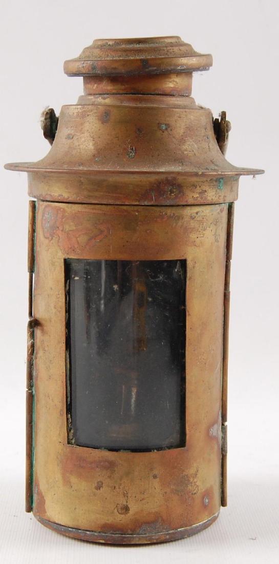 Antique Small Brass Ships Lantern (1 of 2)
